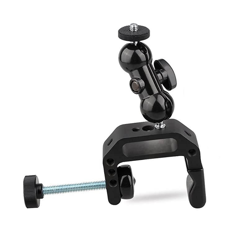 Camera Clamp Mount for DSLR Camera Led Video Light and Binoculars Holder Mount