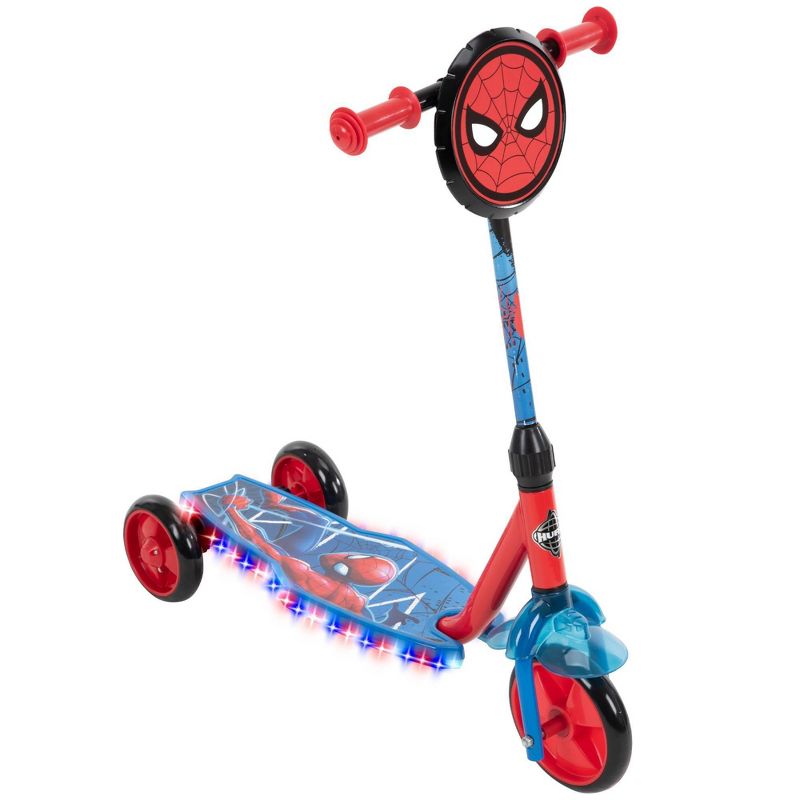 Huffy Spider-Man 3 Wheel Kids' Kick Scooter with LED Lights - Blue