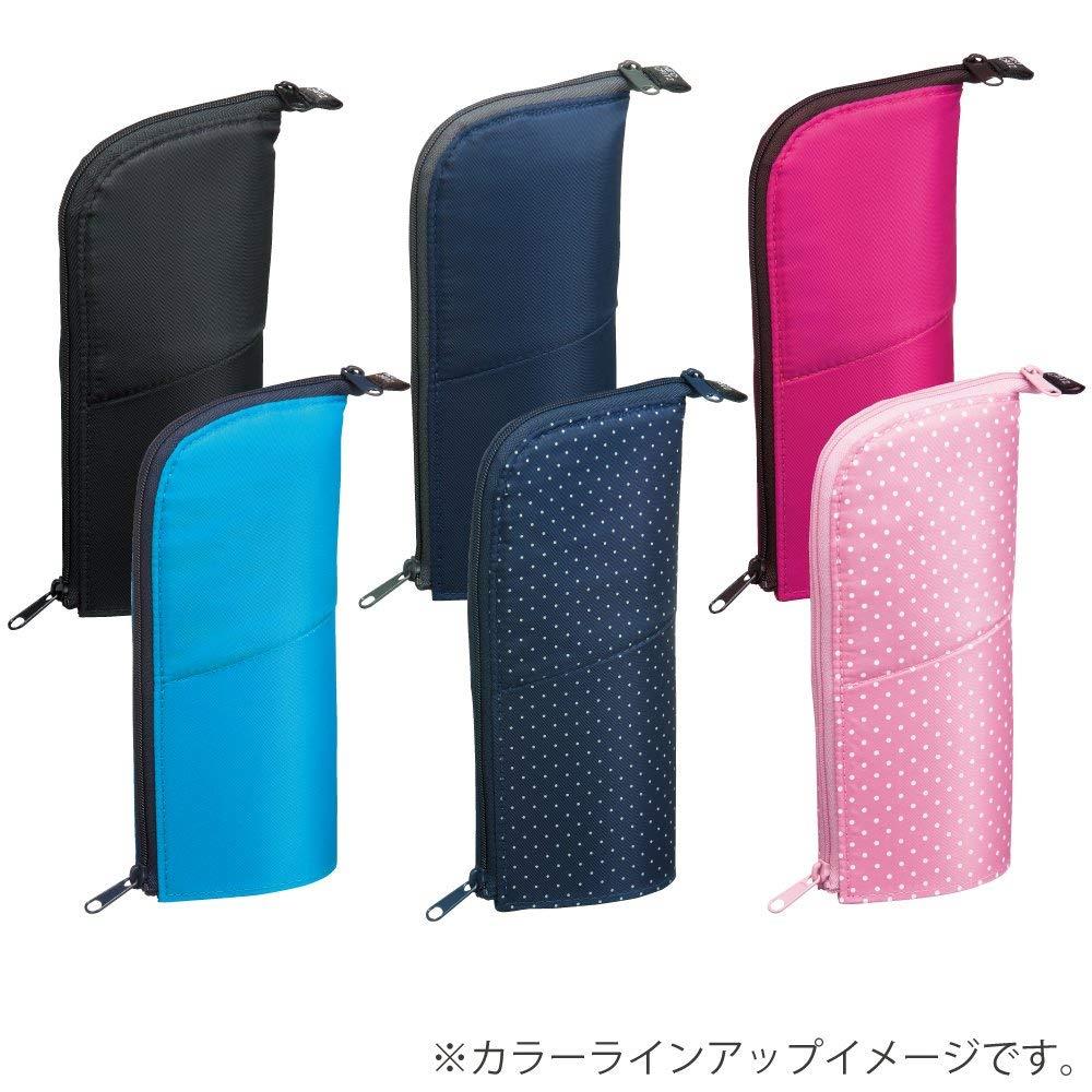 KOKUYO NEO CRITZ Pen Case (Regular, Navy Dot x Navy)