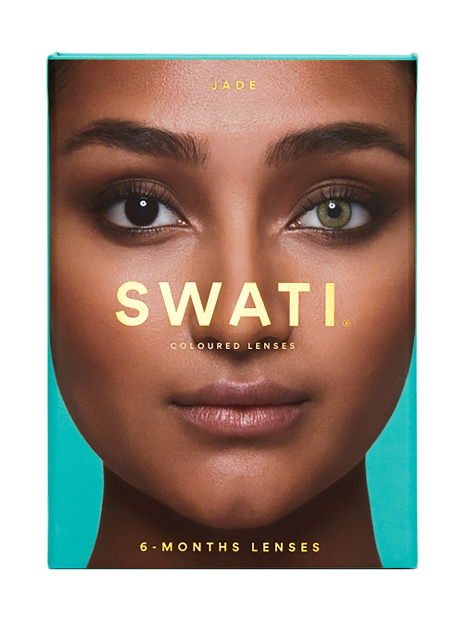 Swati Cosmetics Coloured Contact Lenses - Jade (6 Months, Power -1.25)