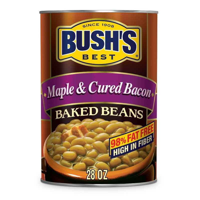 Bush's Maple Cured Bacon Baked Beans - 28oz