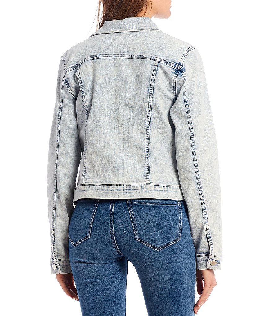 Sundown by Splendid Coordinating Joey Acid Wash Zip Front Hoodie