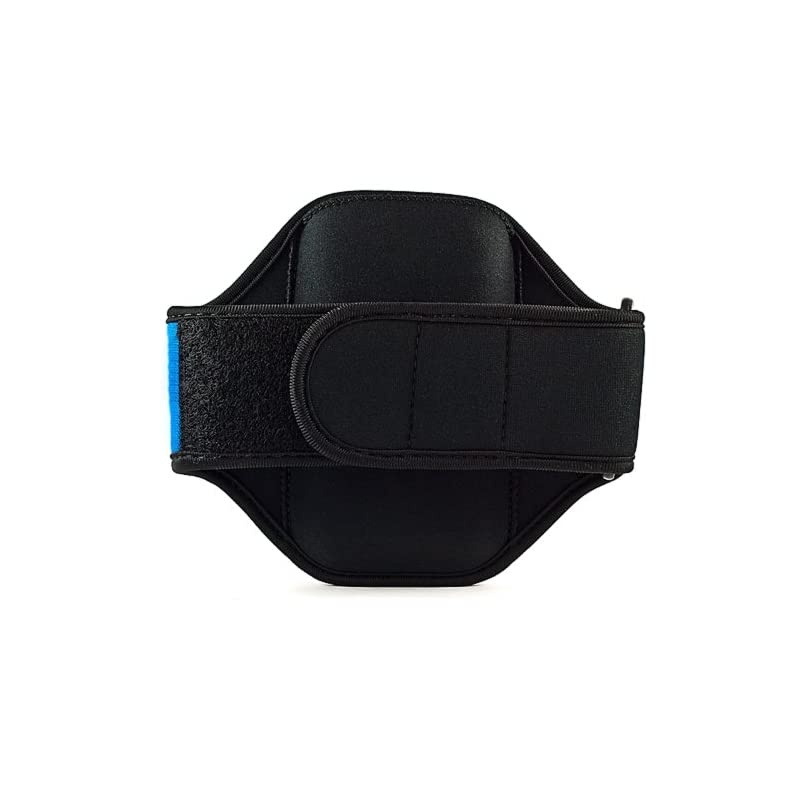 LG Optimus Elite Android Phone Neoprene Armband w/Special Key Pocket Blue!!