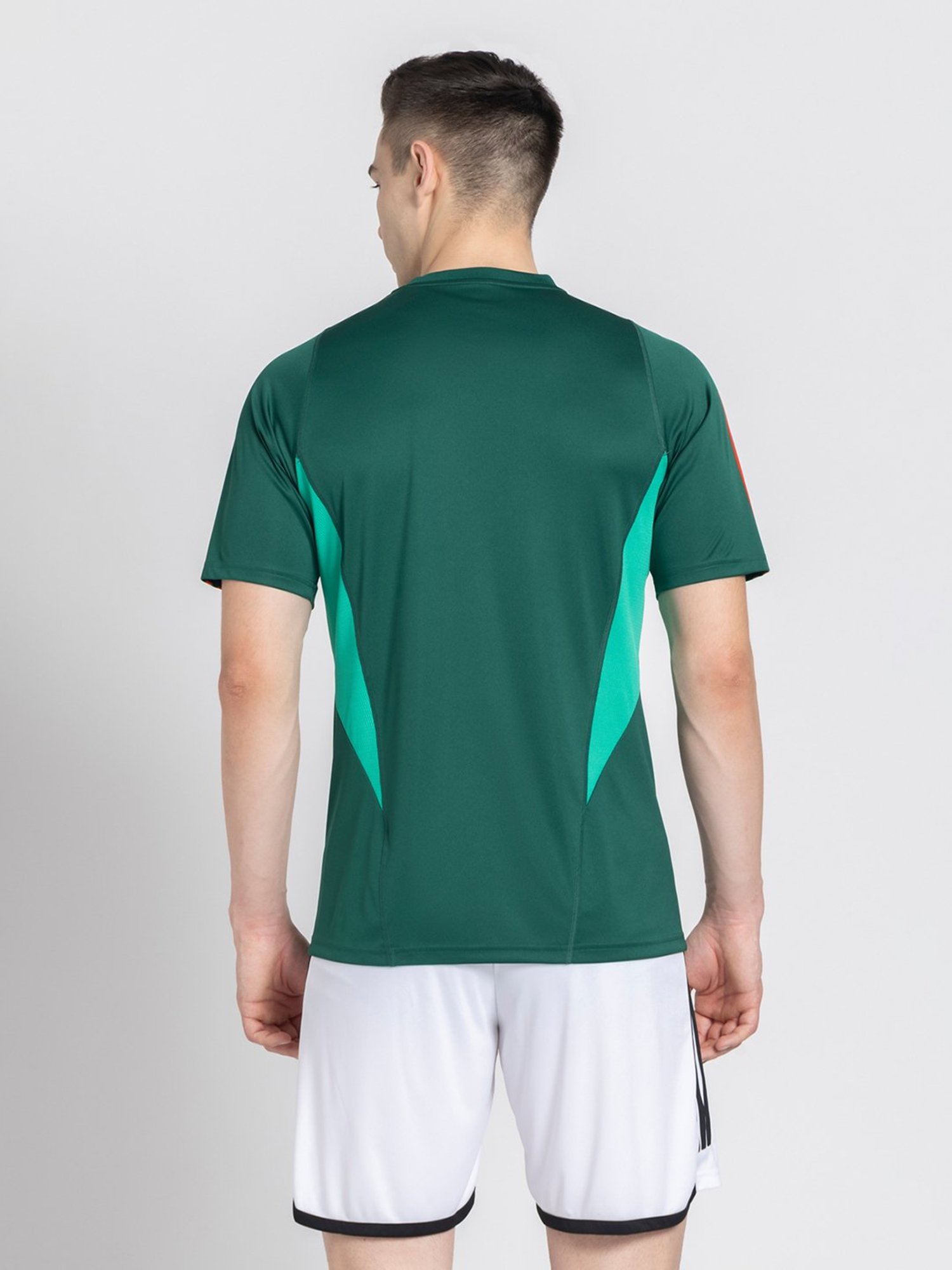 adidas Manchester United Green Slim Fit Football Training Jersey