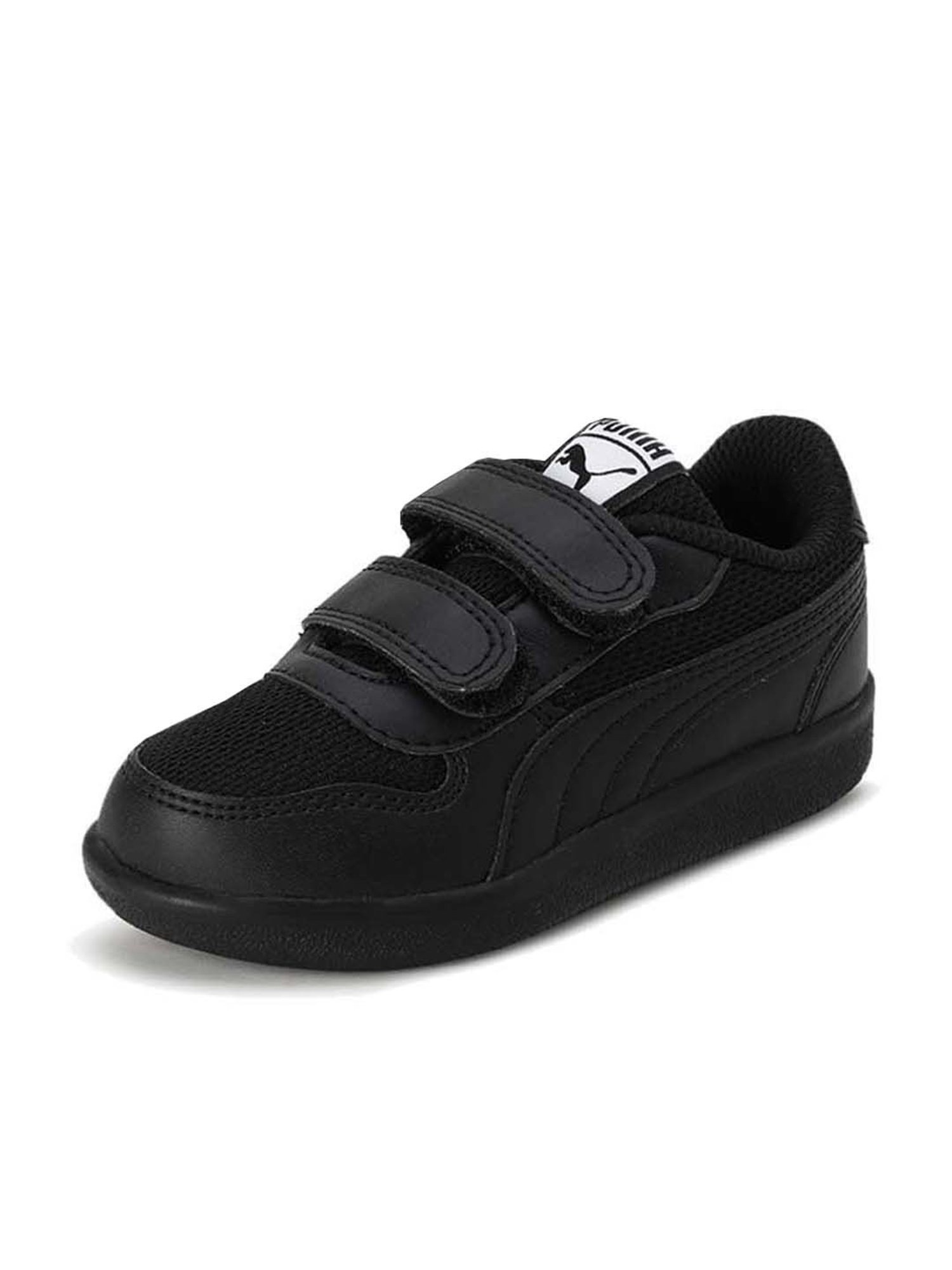 Puma Kids Punch INF Black Velcro Shoes