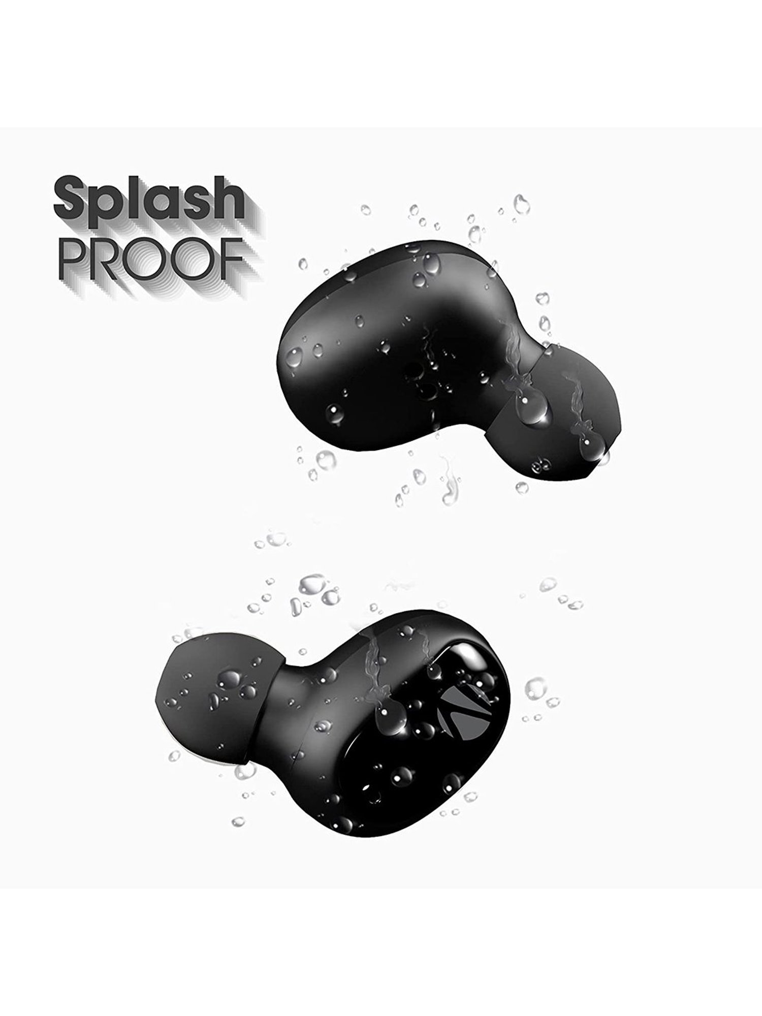 Zebronics Zeb-Sound Bomb 1 True Wireless Earbuds with Mic (Black/Grey)