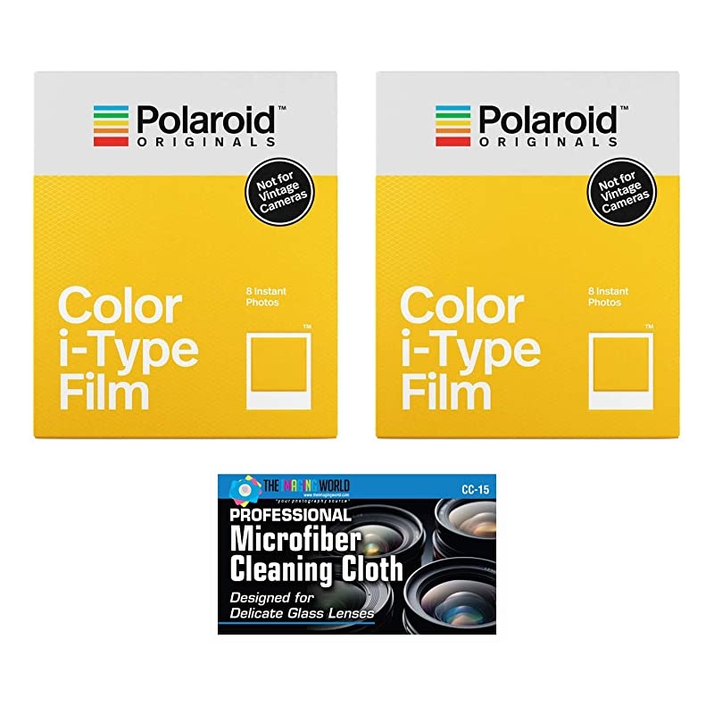 Color Glossy Instant Film for Polaroid Originals IType OneStep2 Camera 2Pack