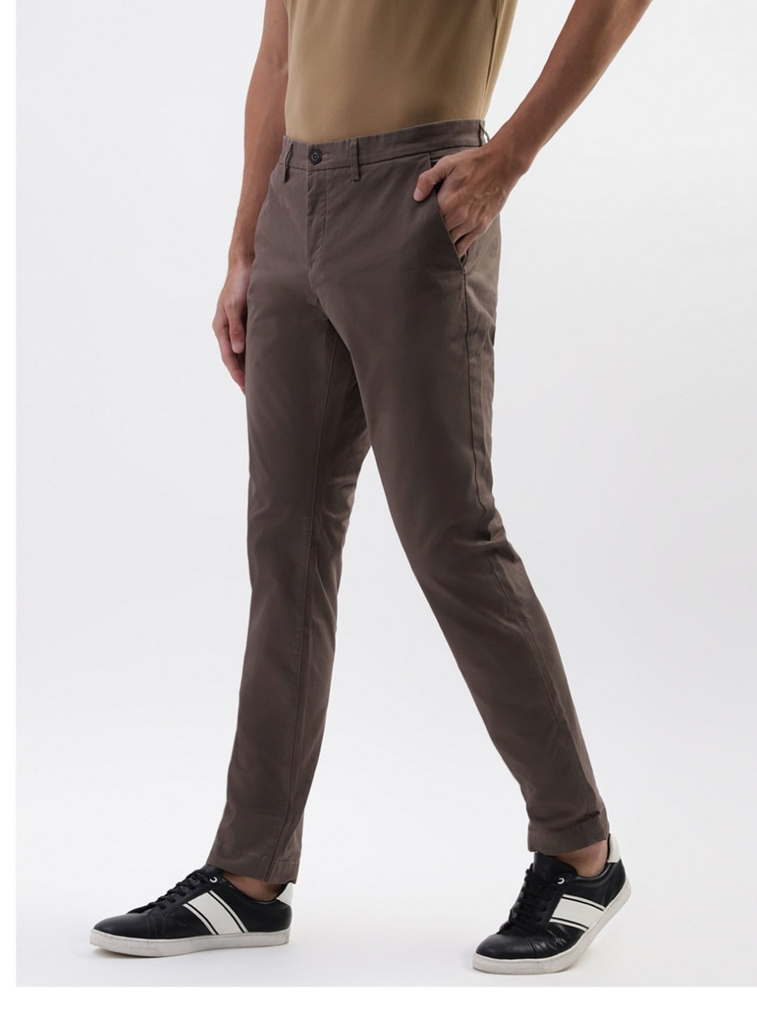 Bruun & Stengade Brown Slim Fit Chinos