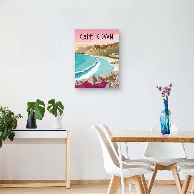 18" x 24" Cape Town South Africa by Omar Escalante Canvas Art Print - Masterpiece Art Gallery