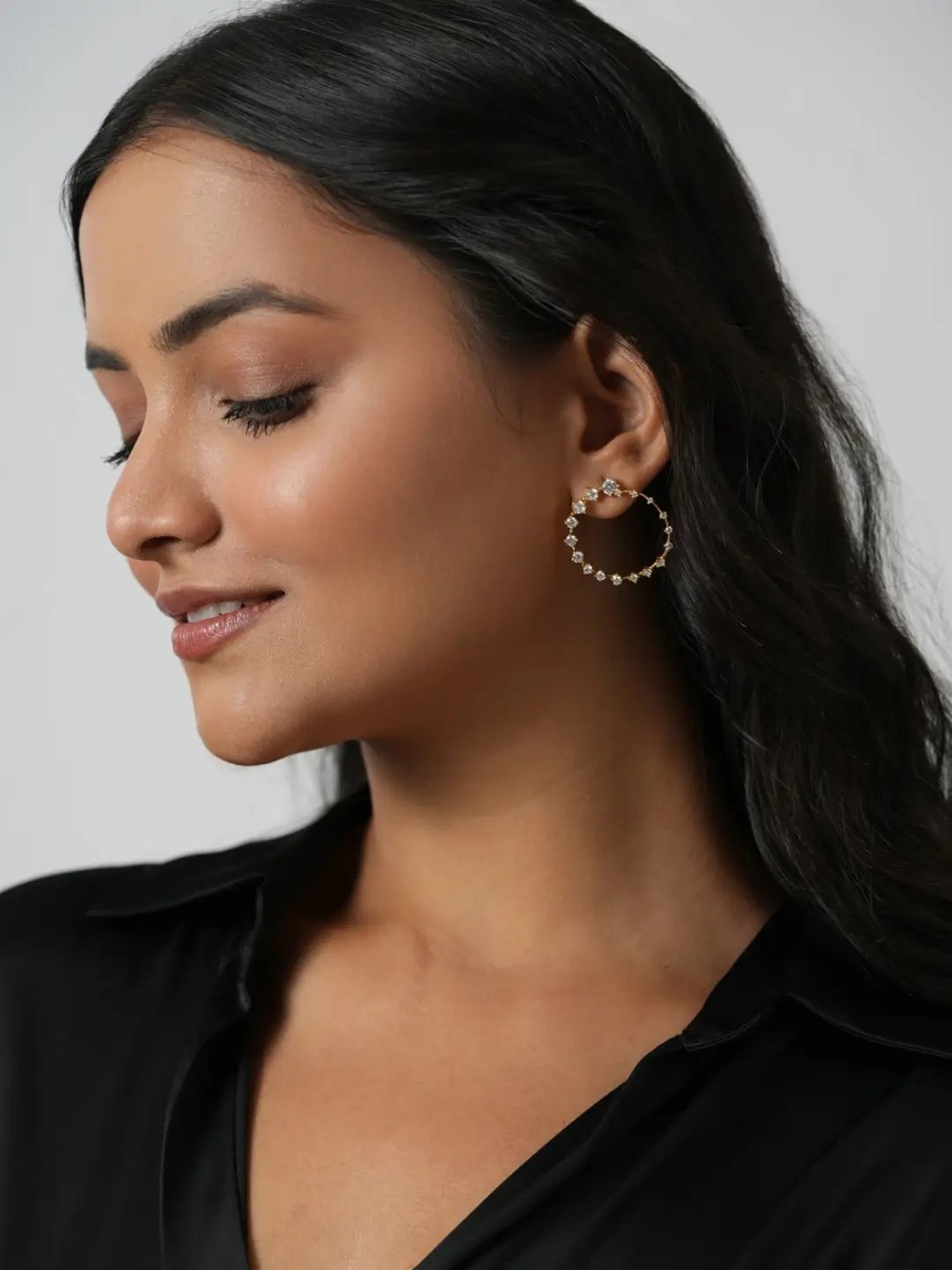 Clara 92.5 Sterling Silver Maude Earrings for Women