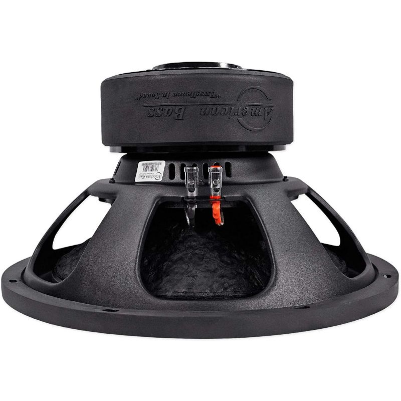 American Bass XD 1544 15 Inch Dual 4 Ohm Voice Coil 1000 Watt Max Power Subwoofer Speaker w/ 200 Ounce Magnet and Carbon Fiber Non Pressed Paper Cone