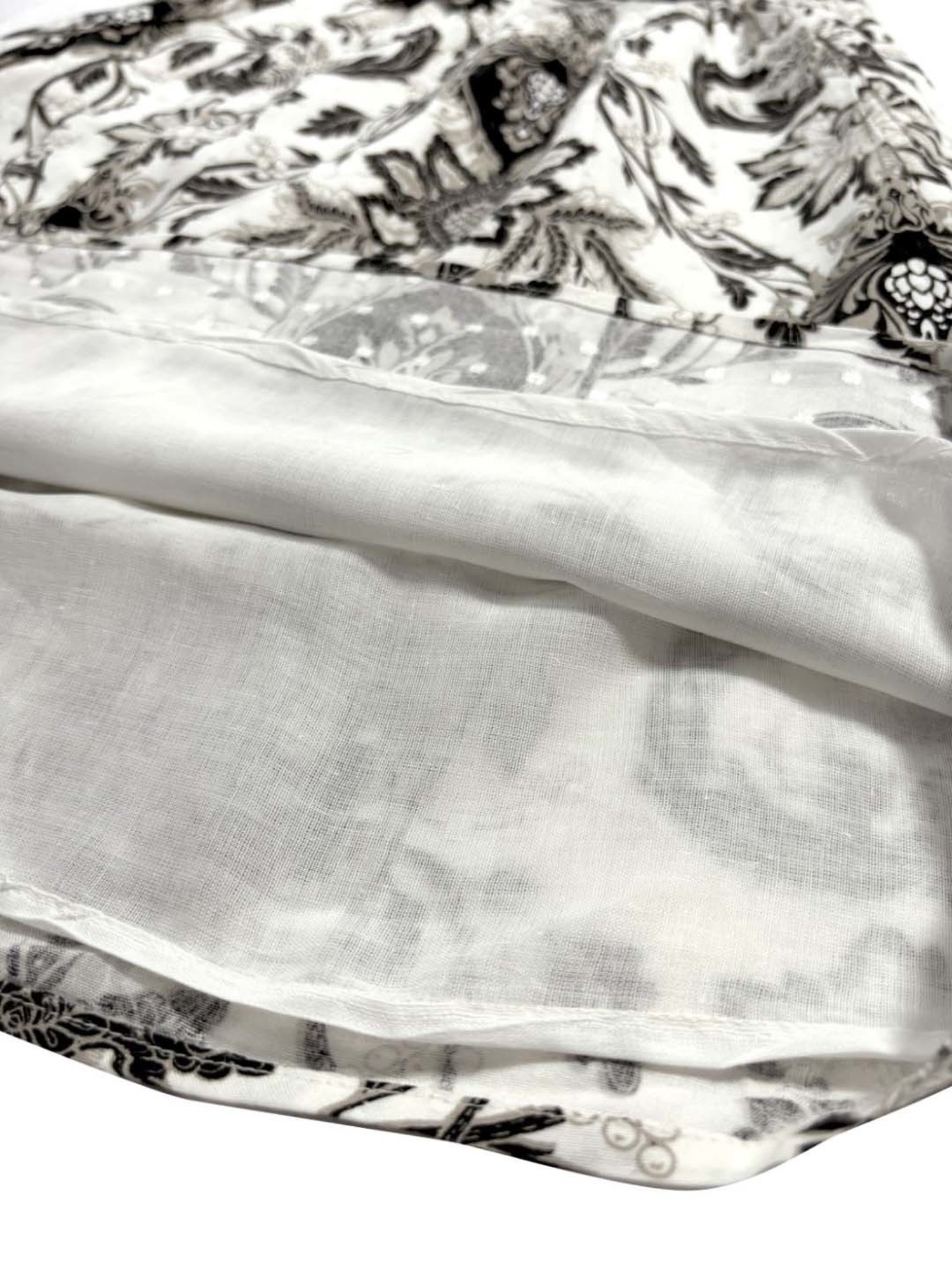 Bella Moda Kids Black & White Cotton Printed Dress