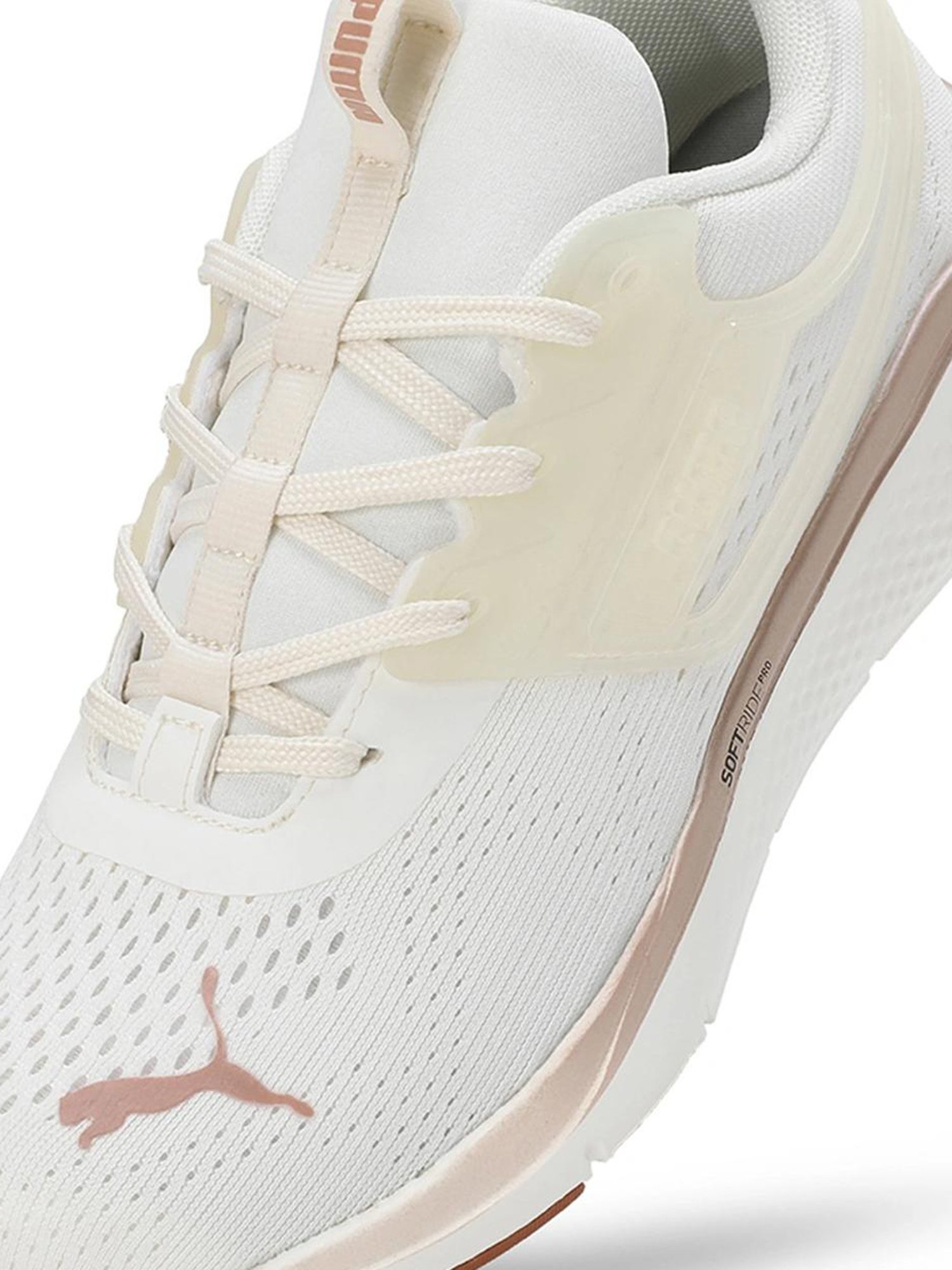 Puma Women's Softride Pro Echo Consonance Warm White Running Shoes