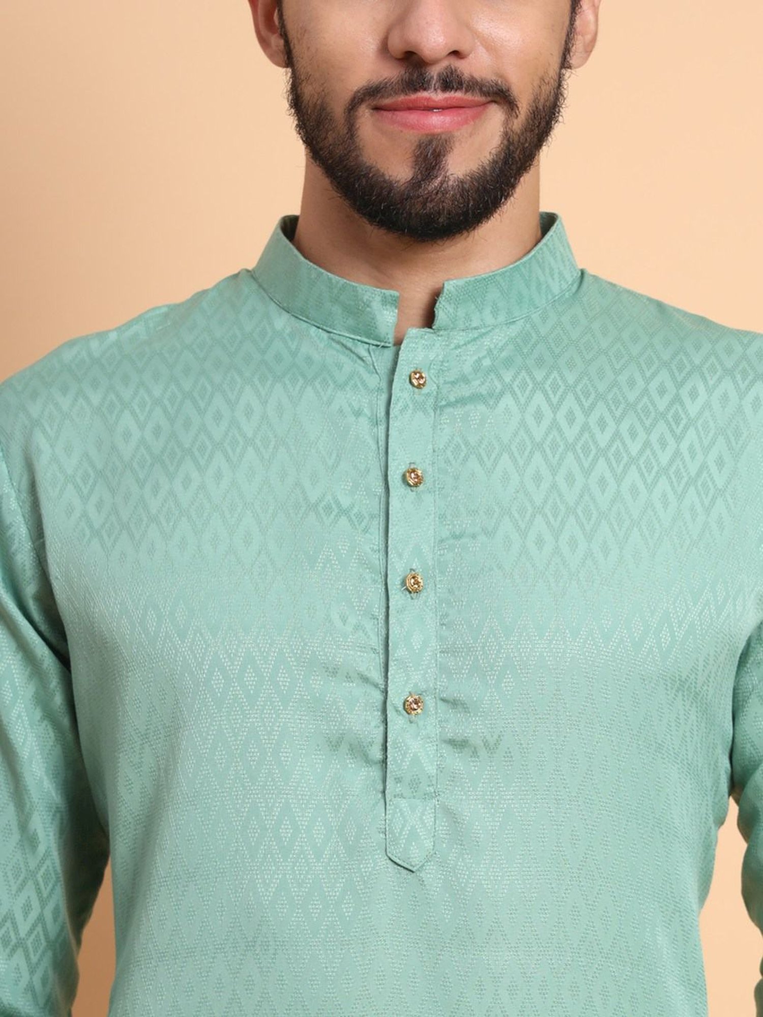 SWAGG INDIA Turquoise Regular Fit Kurta