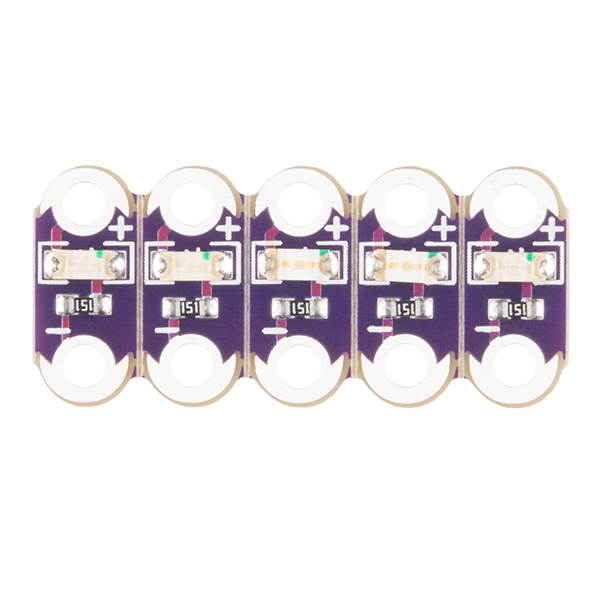 SparkFun Lilypad LED Green (5 LEDs)