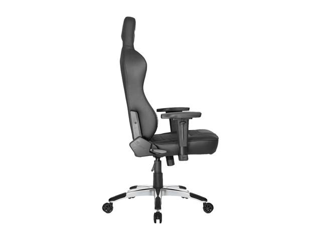 AKRacing Office Series Obsidian Office / Computer / Gaming Chair, 3D Adjustable Armrests, 180 Degrees Recline - Carbon Black (AK-OBSIDIAN)