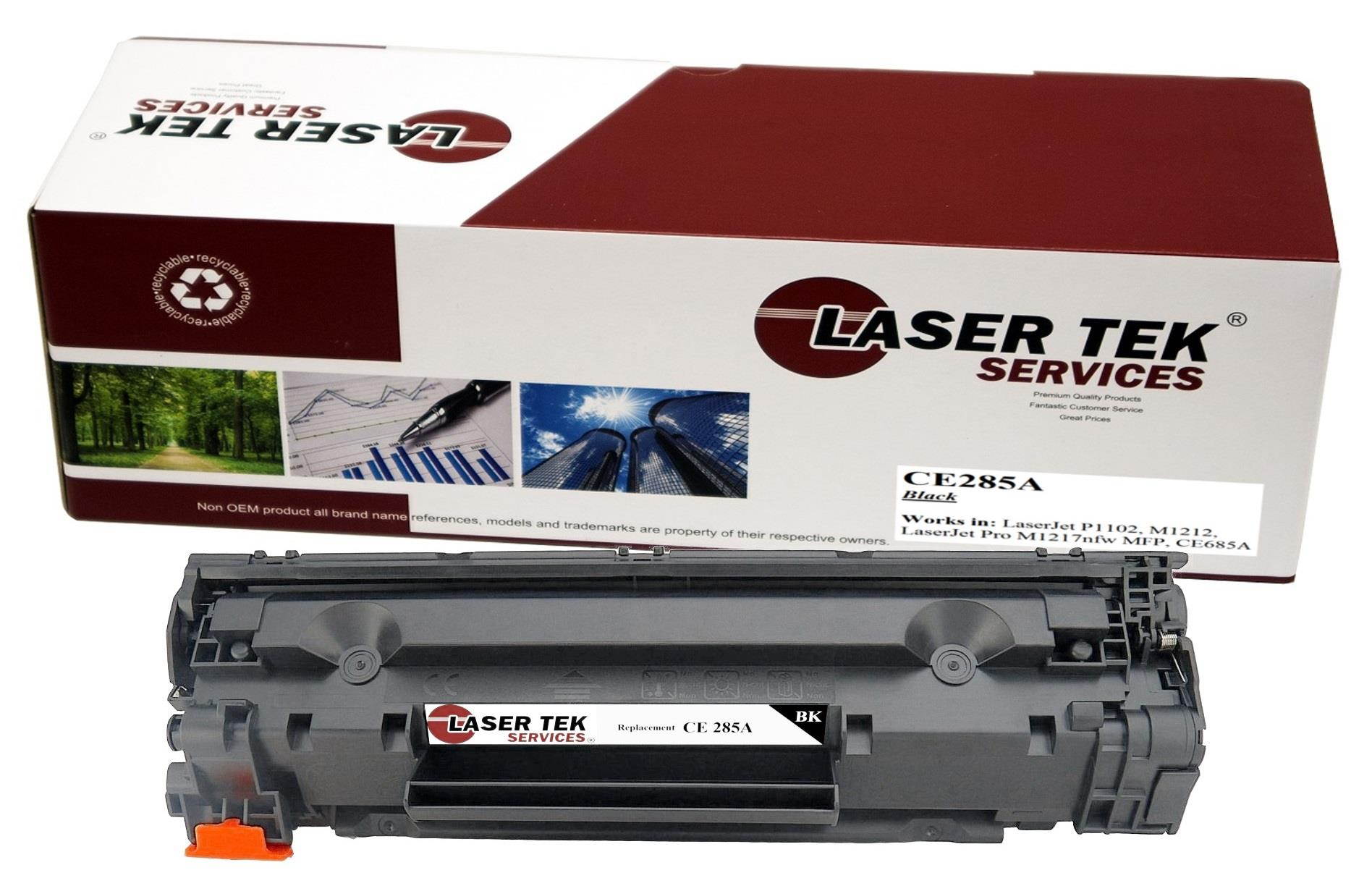 Laser Tek Services&reg; Compatible CE285A High Yield Toner Cartridge for HP P1102 M1212 M1217nfw