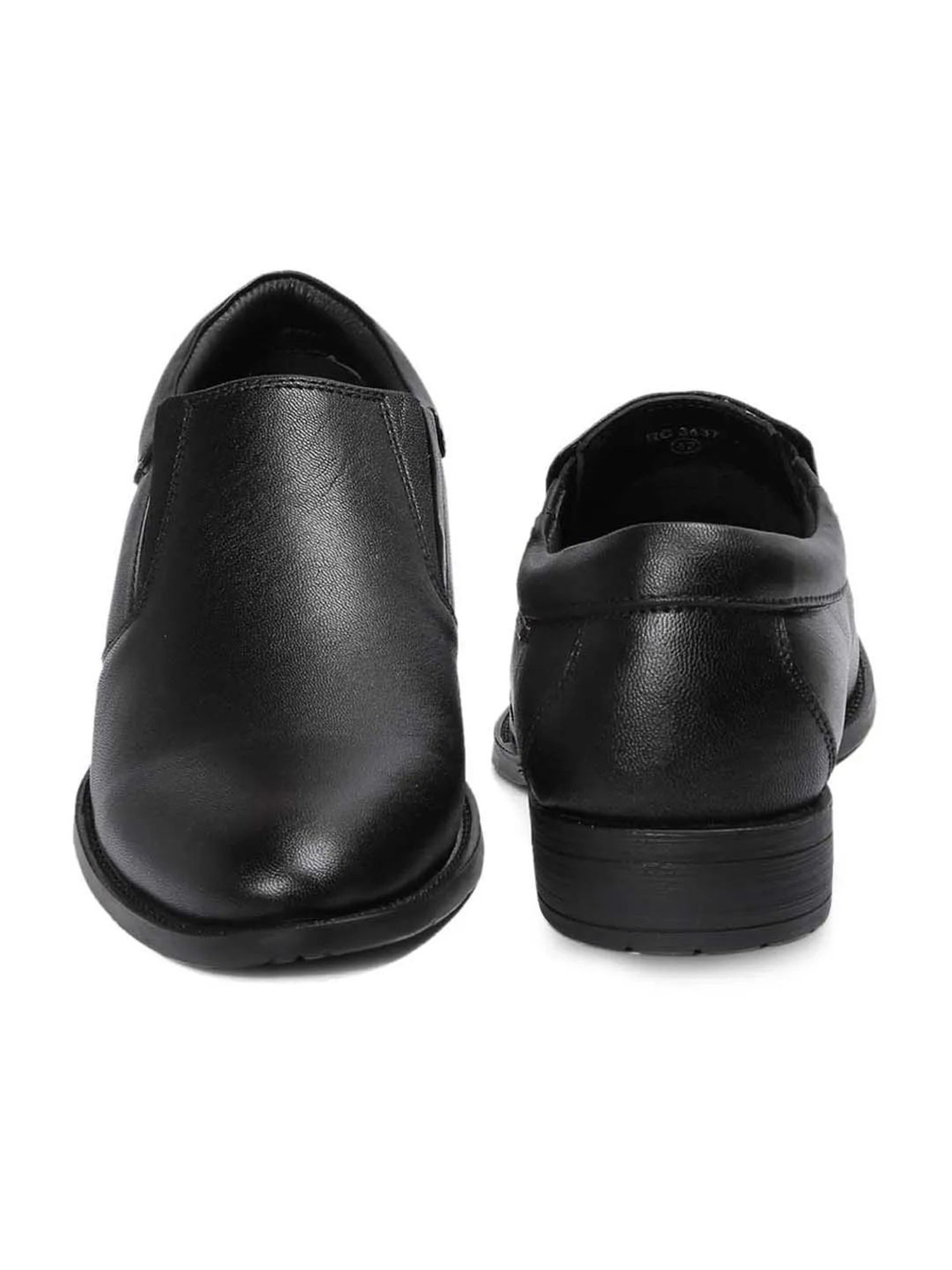 Red Chief Men's Black Formal Slip-Ons