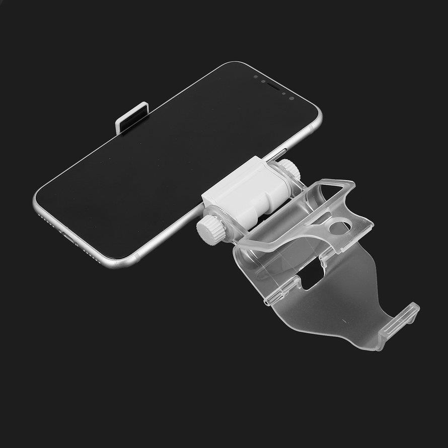 Mobile Phone Clamp Stand Clip Holder for PS4 Game Controller Bracket White