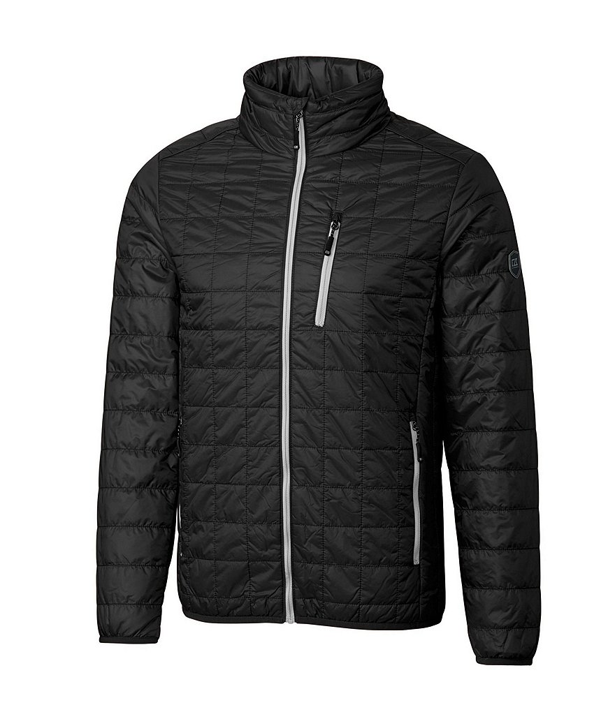 Cutter & Buck Big & Tall Rainier Packable Full-Zip Insulated Puffer Jacket