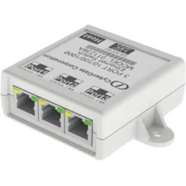 cyberdata 011236 3-ports gigabit enet switch