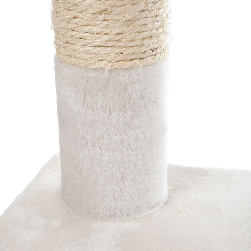 Petmaker Sleep and Play Cat Tree - 4 ft - White