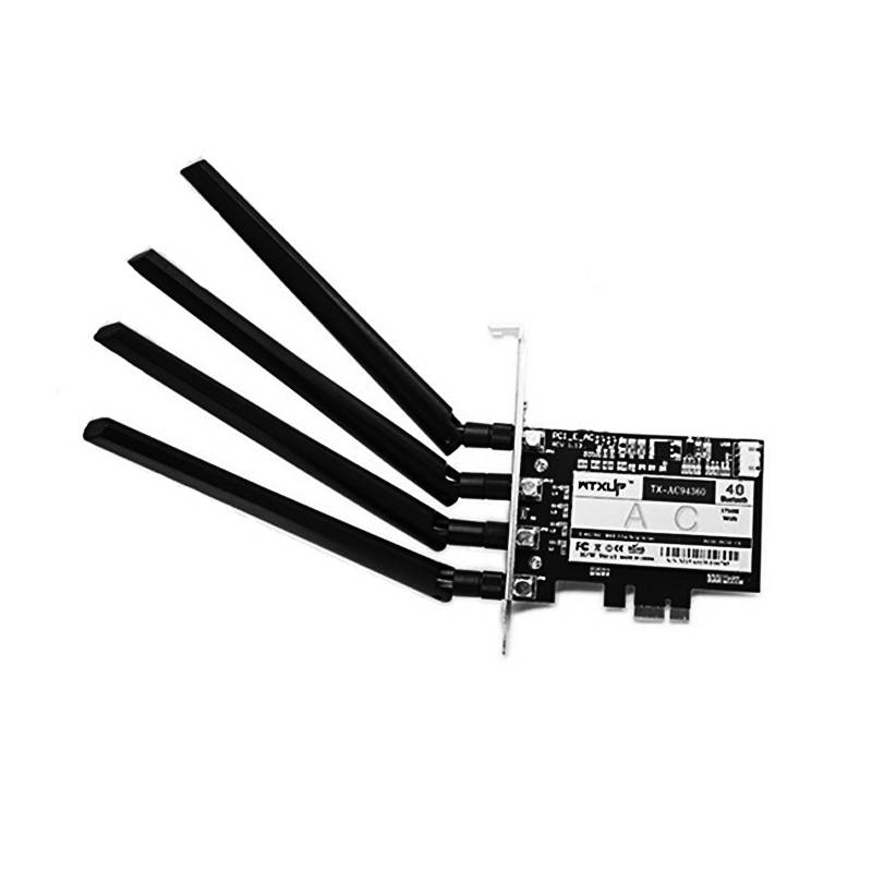 802.11AC Desktop Wifi Card 450Mbps + 1300Mbps 802.11 A/B/G/N/AC  OS X Yosemite 10.10+ PC/Hackintosh - Handoff and Continuity