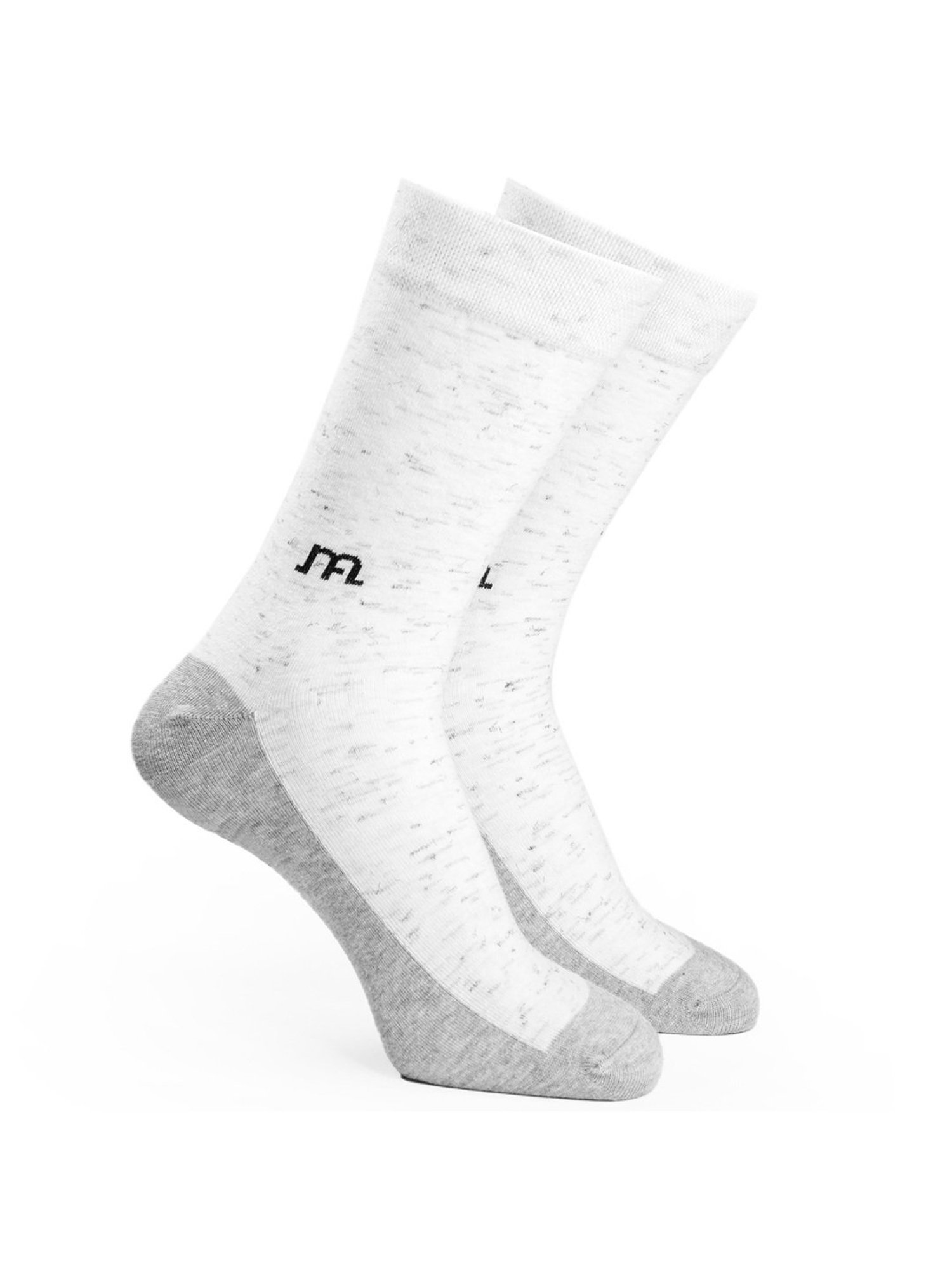 Man Arden White Color Block Socks