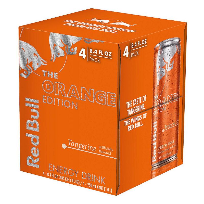 Red Bull Tangerine Energy Drink - 4pk/8.4 fl oz Cans