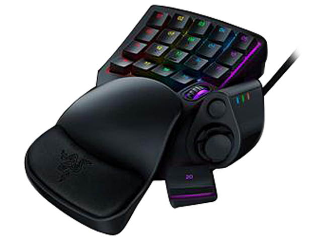 Razer Orbweaver Chroma: Green Mechanical Switch Gaming Keyboard with 30 Programmable Keys - RZ07-01440100-R3U1