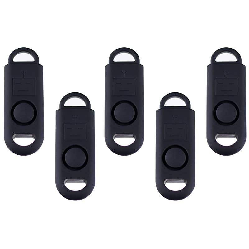 eAlarm+ with Tripwire Hook Americas 1 Emergency Alarm Proven Results as seen on TV Battery Included Carabiner Included Family Pack 5 SWAT Black