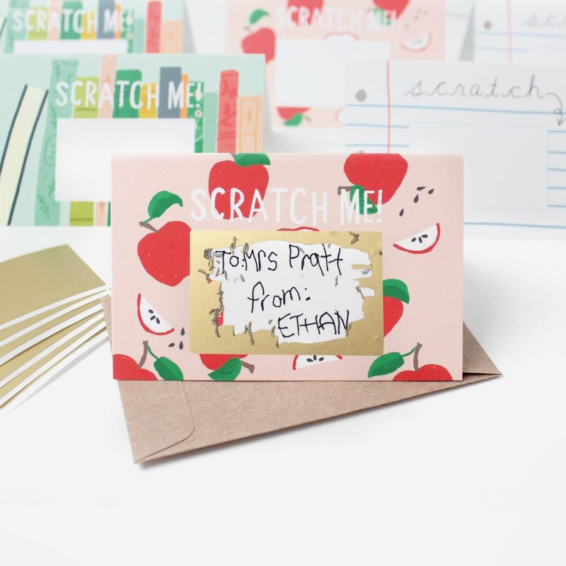 Teacher Scratch Off Mini Note Cards