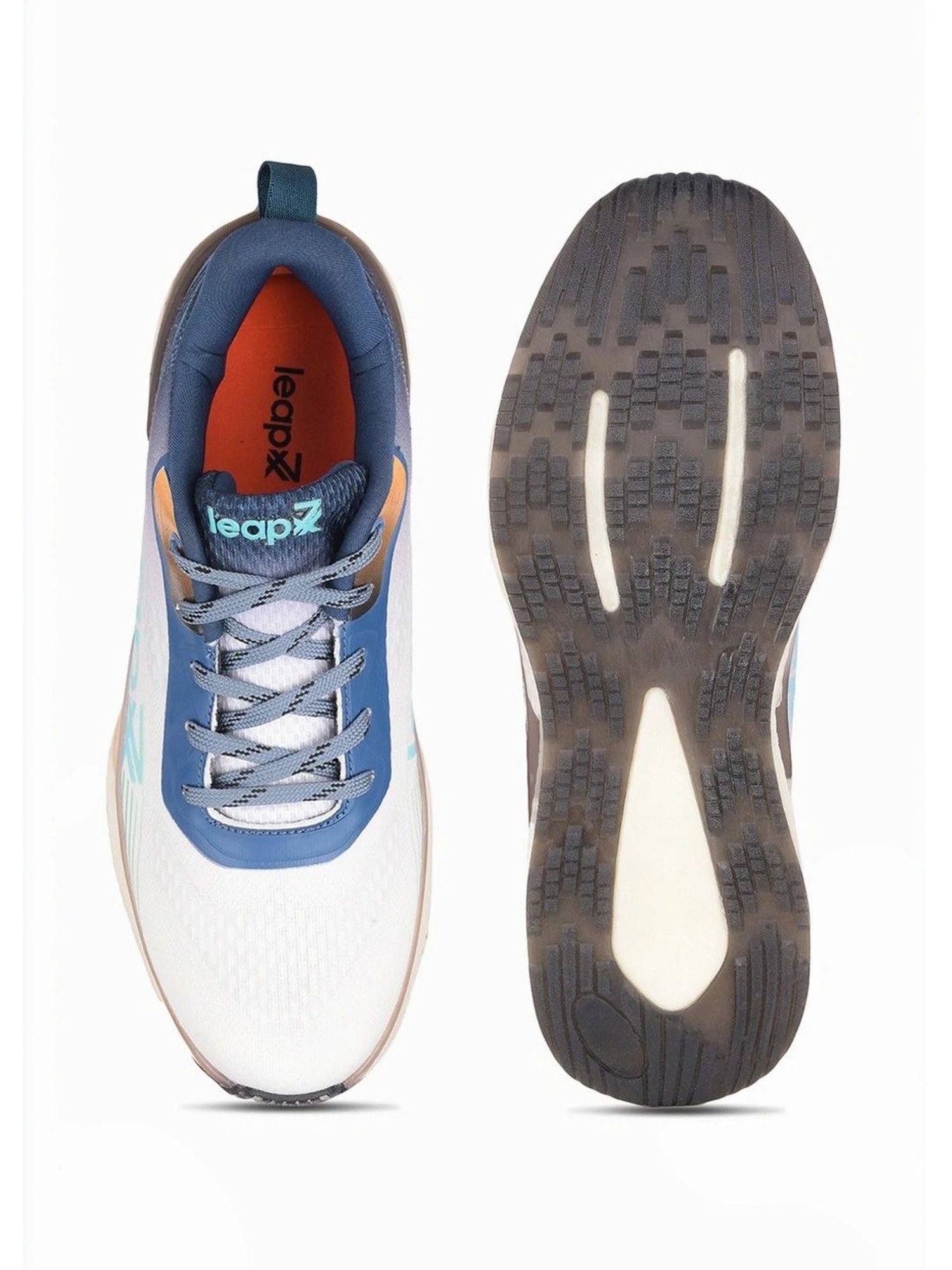 Leap7X by Liberty Men's Teal Blue Running Shoes