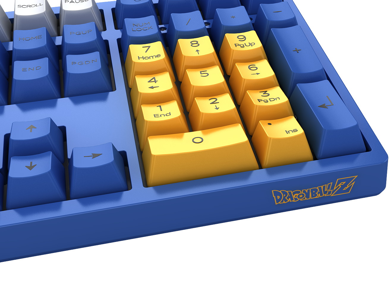 Akko 3108V2 Dragon Ball Z Frieza Full Size Gaming Mechanical Keyboard Double Shot Dye Sub PBT Keycaps NKRO Detachable USB Type-C Wired White and Purple