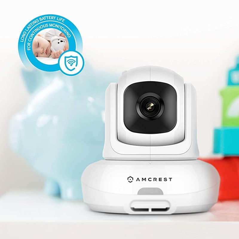 AC2 Video Baby Monitor with Camera and Audio 3 LCD Display TwoWay Audio Temperature and VoiceAudio Alarm VOX Mode PanTiltZoom Security Camera Night Vision 980ft Transmission Range