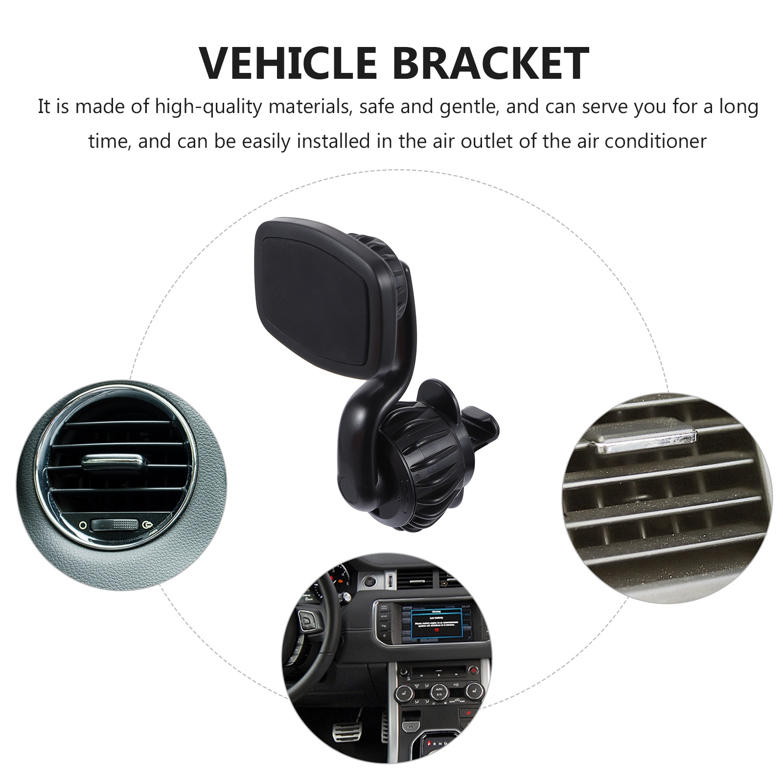 Car Multifunctional Cup Holder Auto-multi Cup Case Drinking Bottle Holder Organizer Storage Box (Black)