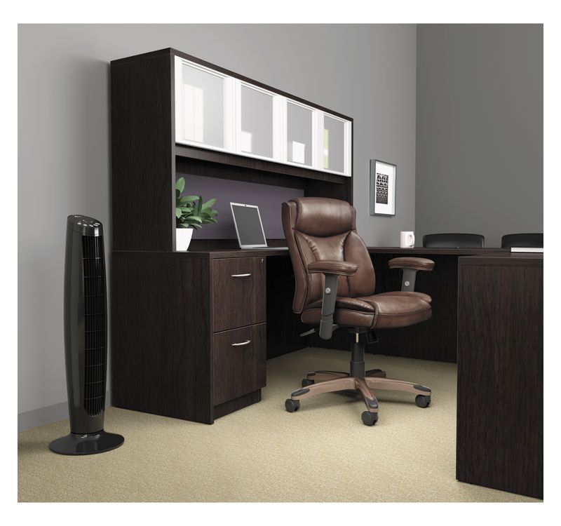 Alera Valencia Series Reversible Return/Bridge Shell, 42w x 23 5/8d, Espresso VA354224ES