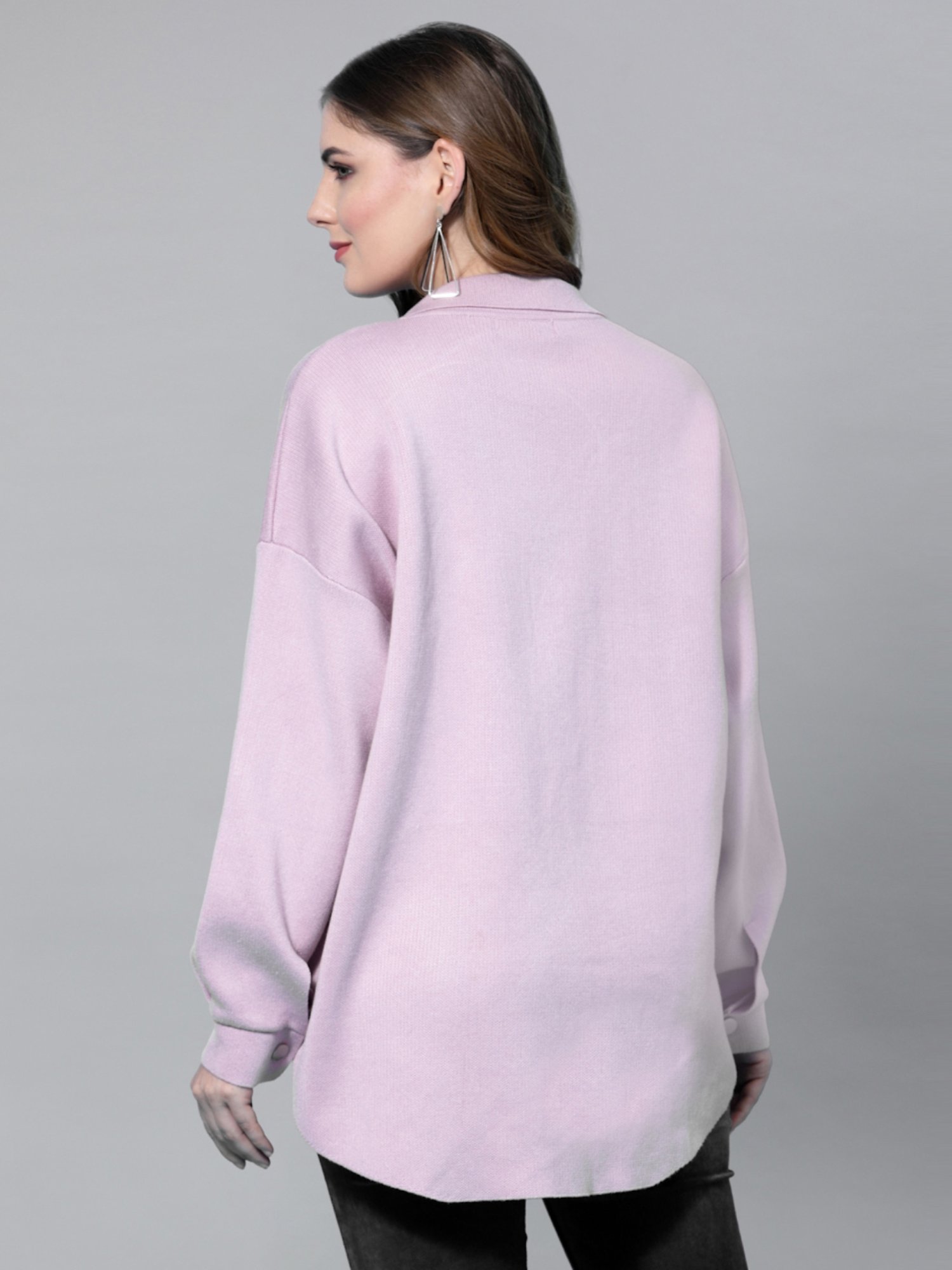 Mafadeny Purple Regular Fit Shirt