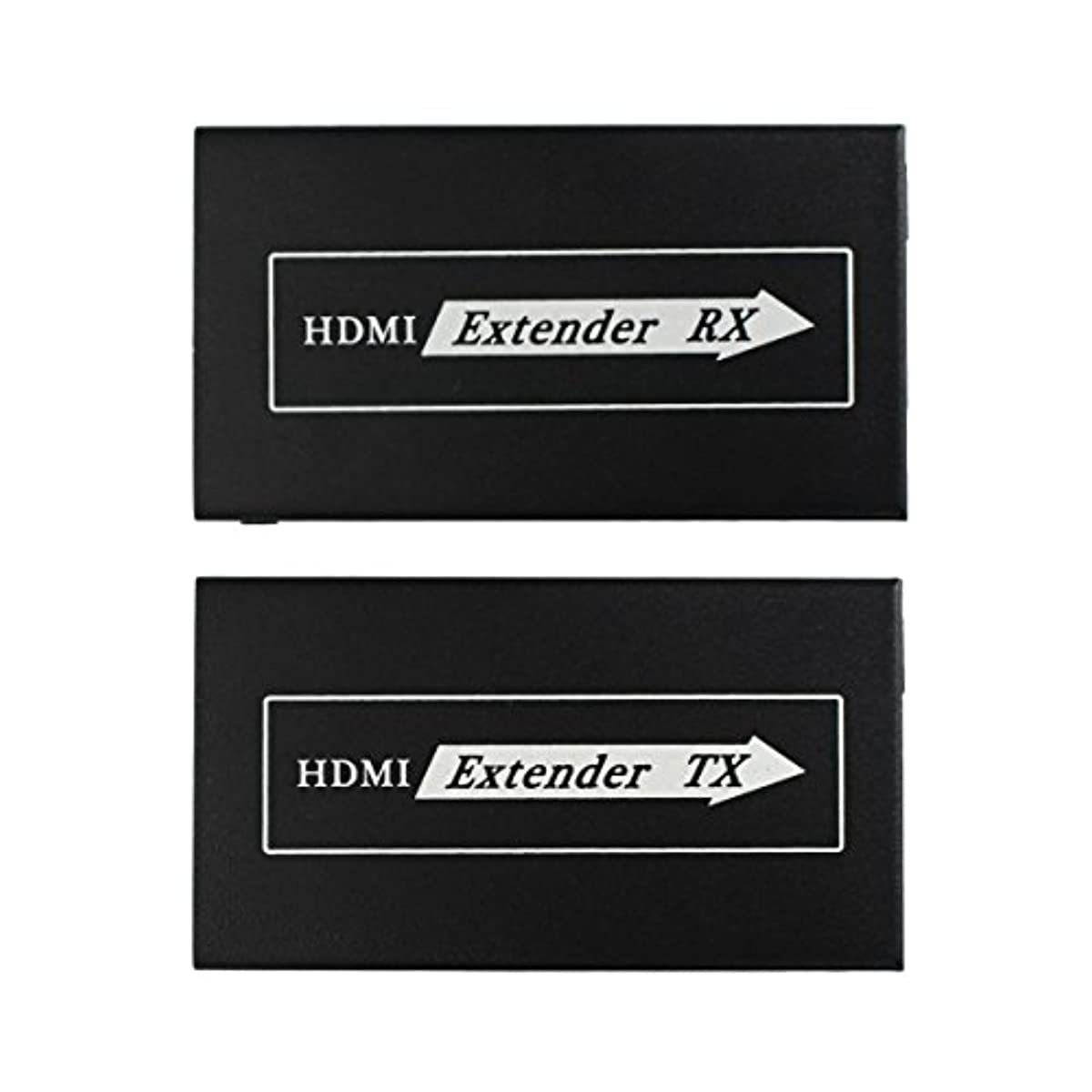 Wiistar HDMI Extender Transmitter Receiver Over Single Cat 6 Ethernet Cable (CAT6 RJ45 up to 60M) HD 1080P for HDTV DVD Player