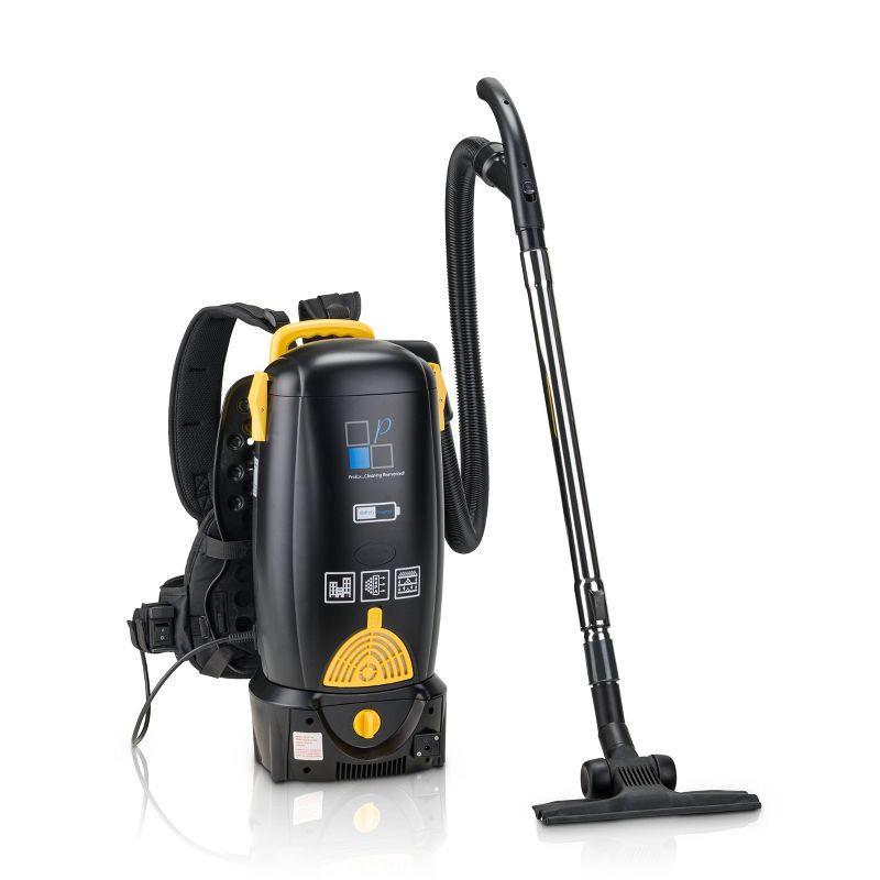 Prolux 8qt Battery Powered Backpack Vacuum - Black