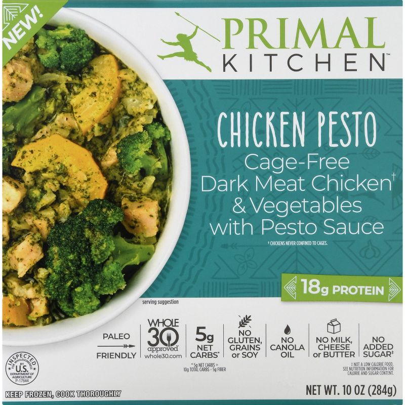 Primal Kitchen Frozen Chicken Pesto Bowl - 10oz
