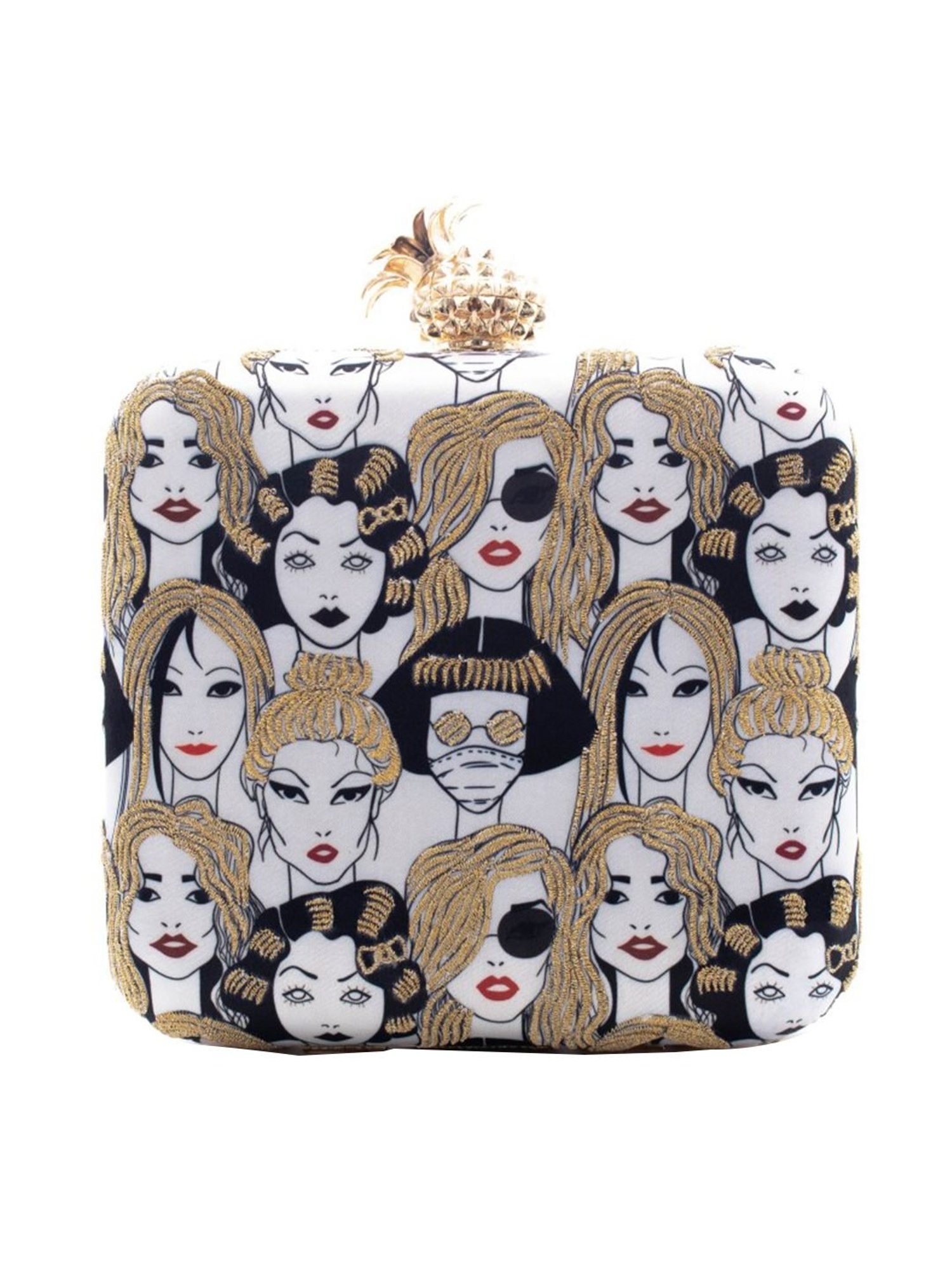 Sugarcrush Multicolor Silk Clutch