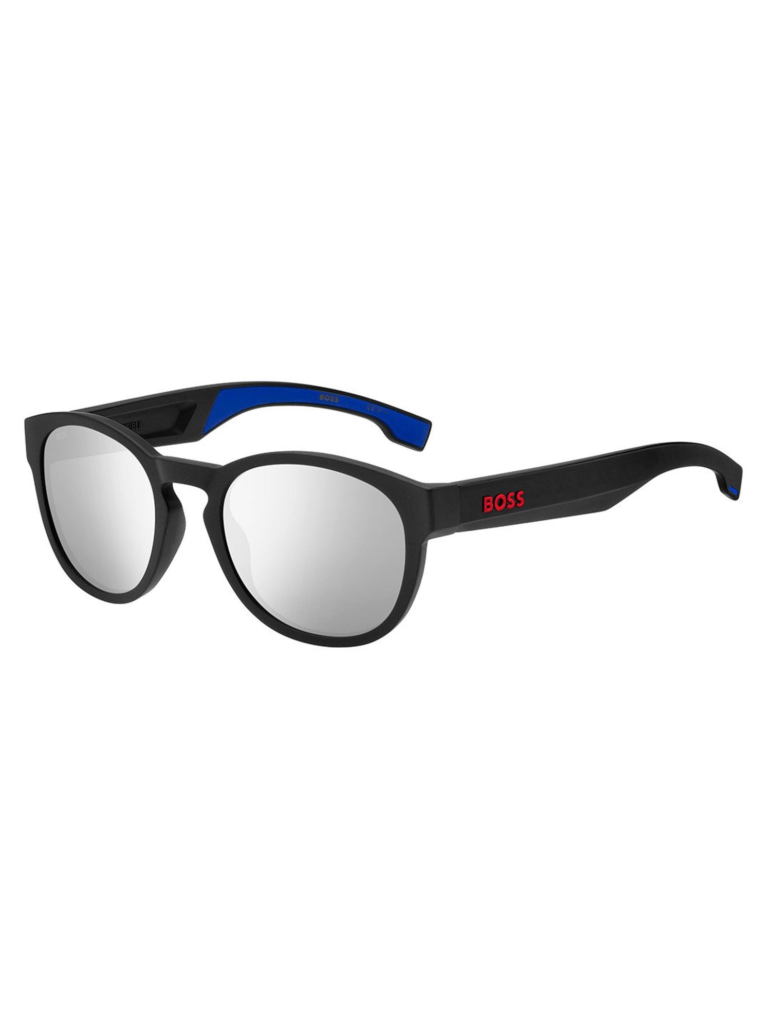 Hugo Boss White Round Sunglasses for Men
