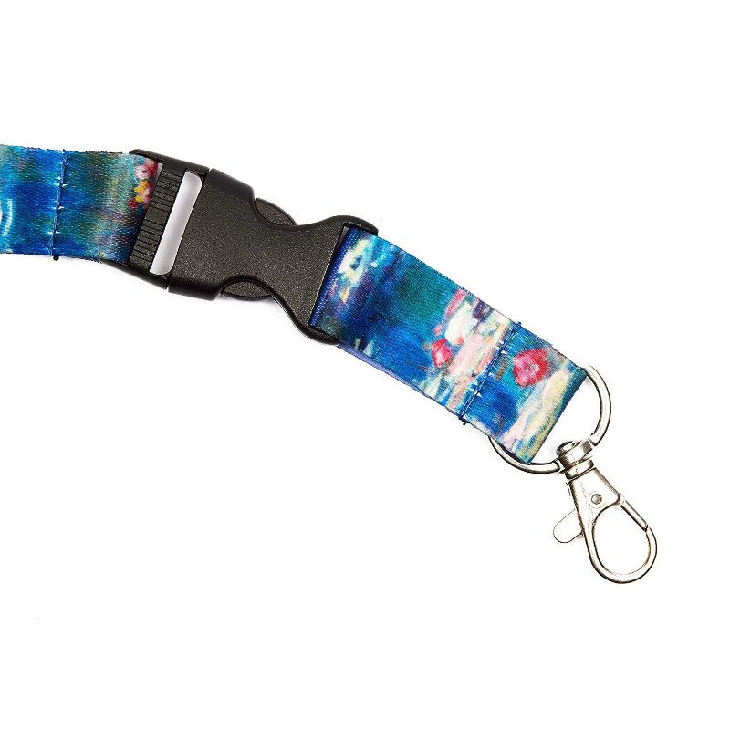 The Gifted Stationary 6 Pack Neck Lanyard Keychain Holder with Buckle Clip, 3 Monet Designs (22.5 in)
