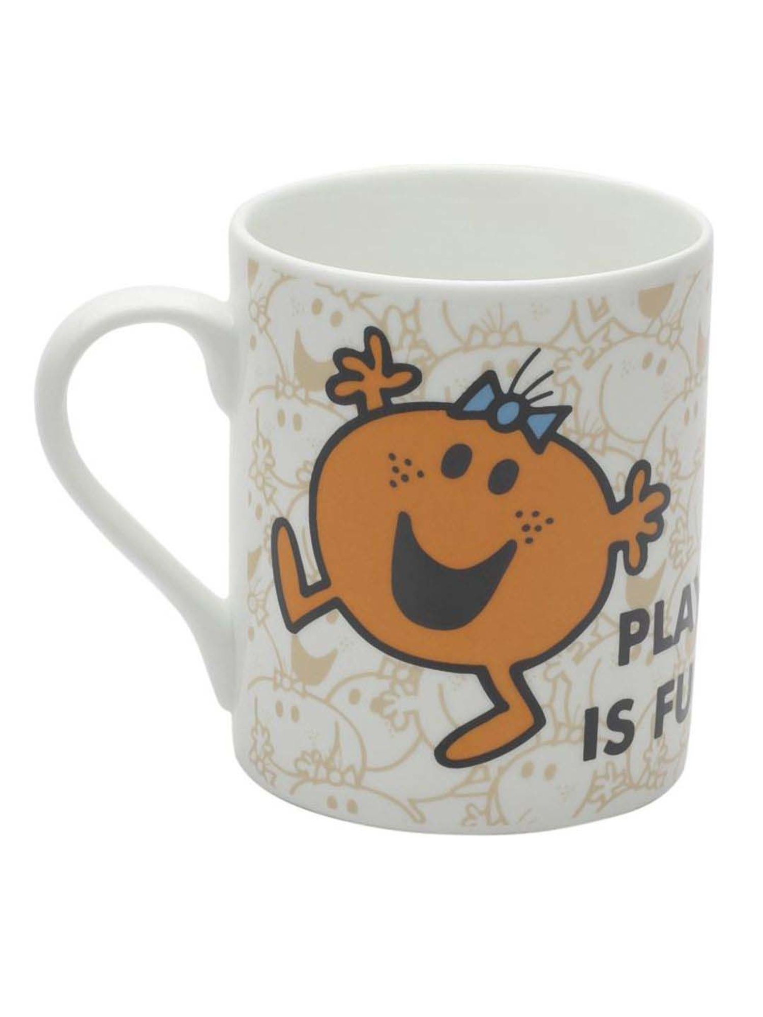 Clay Craft Multicolor Fine Ceramic Abstract Milk Mug 350 ml - 2 Pc