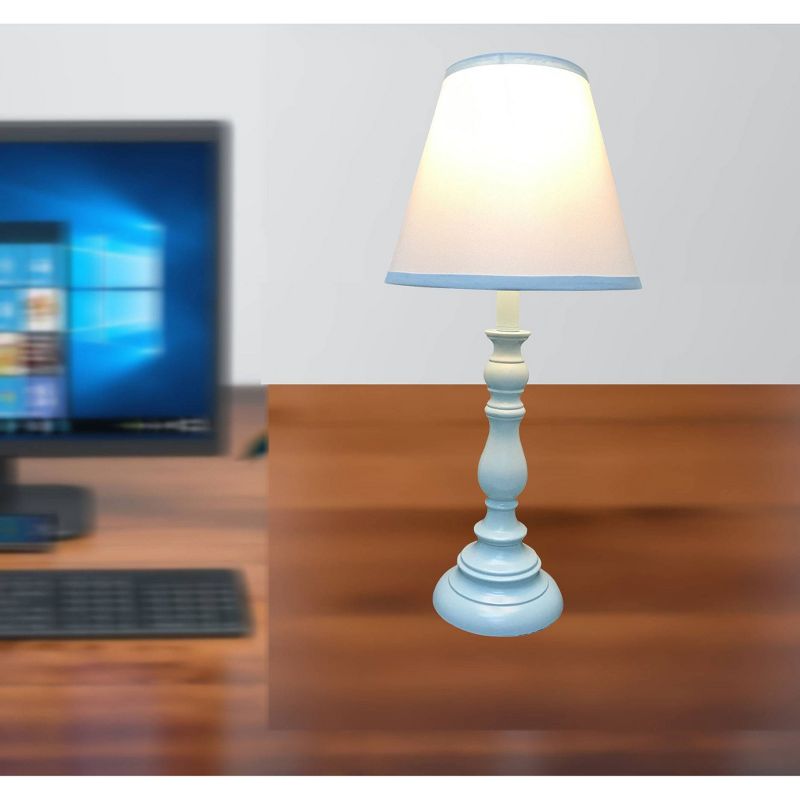 22.5" Juvenile Table Lamp Light Blue - Creative Motion Industries