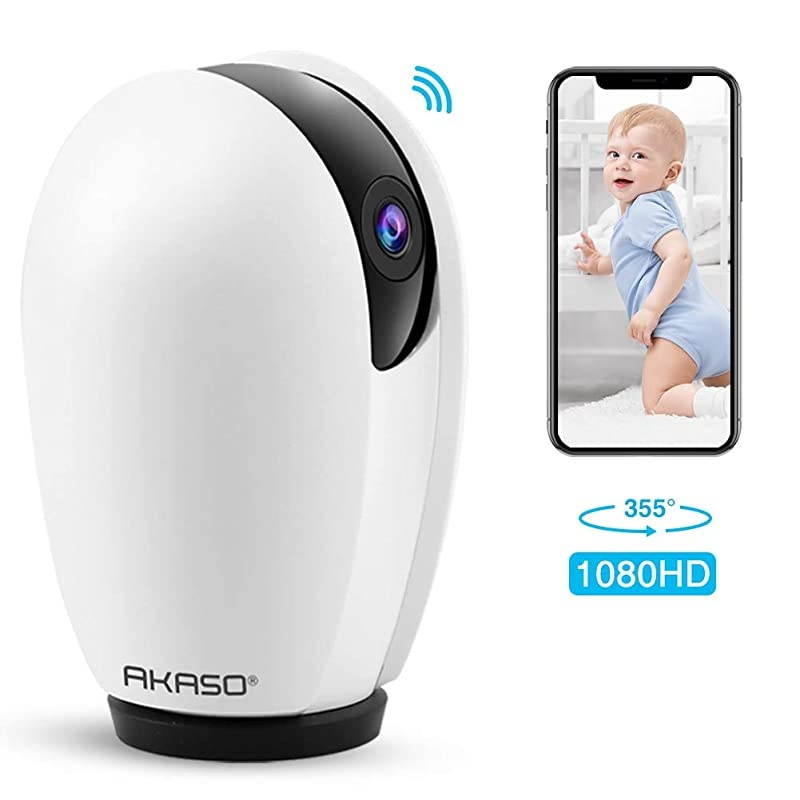 WiFi Camera Pet Camera, Home Security Camera Work with Alexa, Google Home and Fire TV, Indoor Surveillance Dog Camera, Baby Monitor, 2-Way Audio, Remote Access, Motion Detect, Cloud Storage