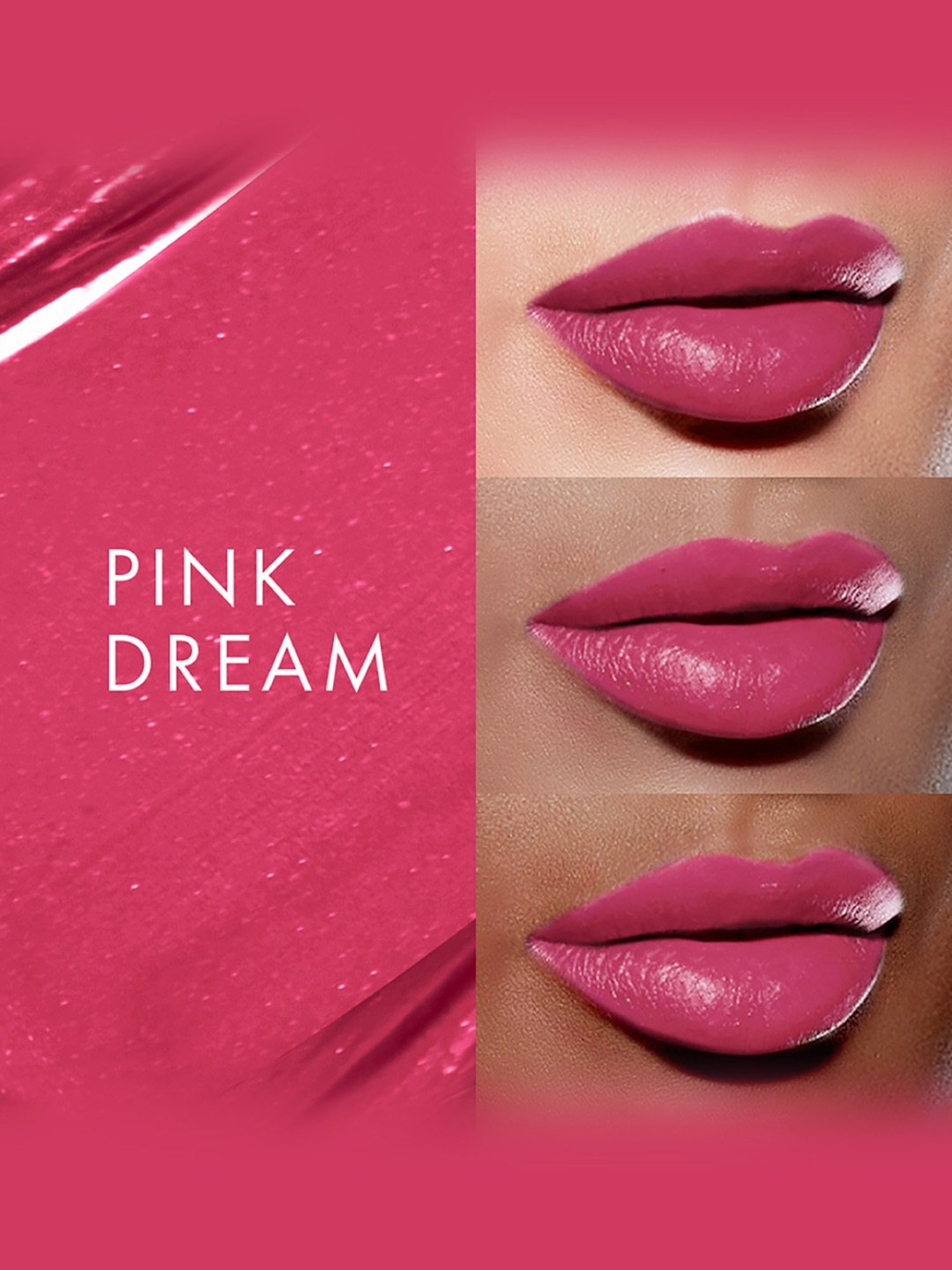 Lakme Glitterati Shine Lipstick Pink Dream - 3.4 gm