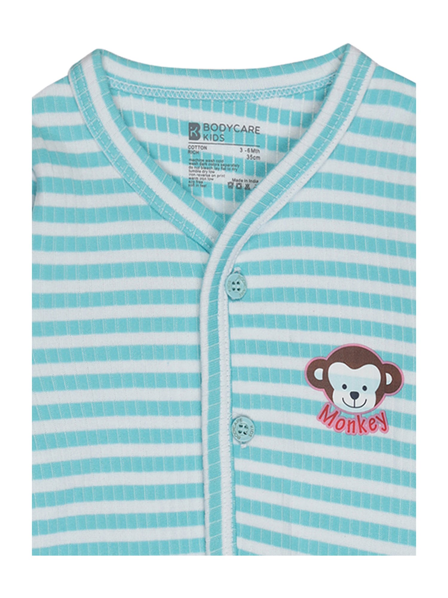 Bodycare Kids Assorted Striped Full Sleeves T-Shirt with Pants