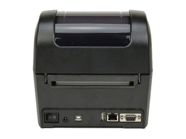 Printronix T420-110 Direct thermal Desktop Printer, 203 dpi, 4" Print width, Ethernet, USB Client, USB Host, Serial.